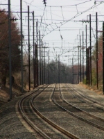 Looking south from the Northbound MARC Platform